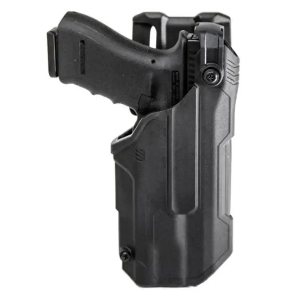 BlackHawk T-Series L2D Holster RH Black TRL 1/2 for Glock 17/19/22/23/31 FLW284